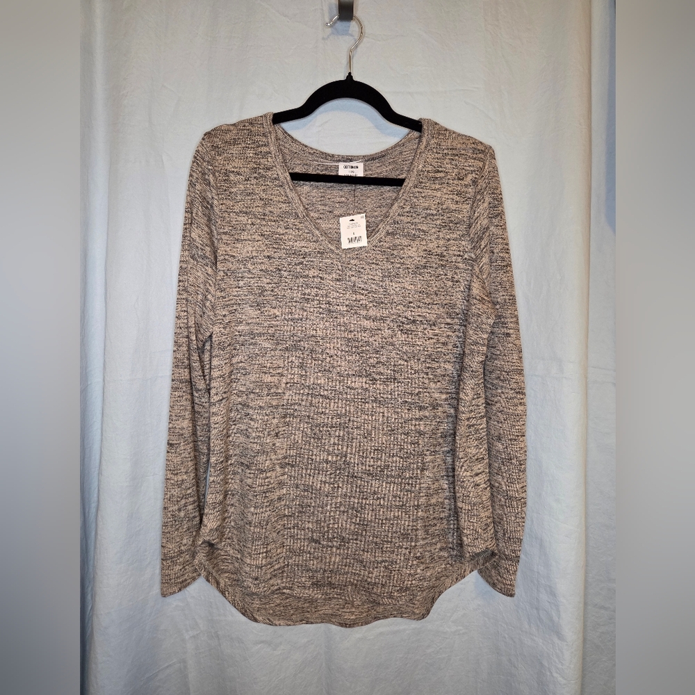 G400. NWT Cotton On Karly Long Sleeve Top in Sand Dune Twist - Size L